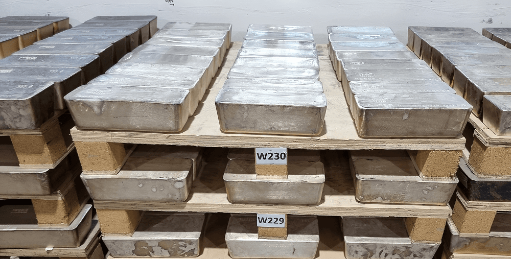 Stack of polished silver bars symbolising physical wealth protection against inflation